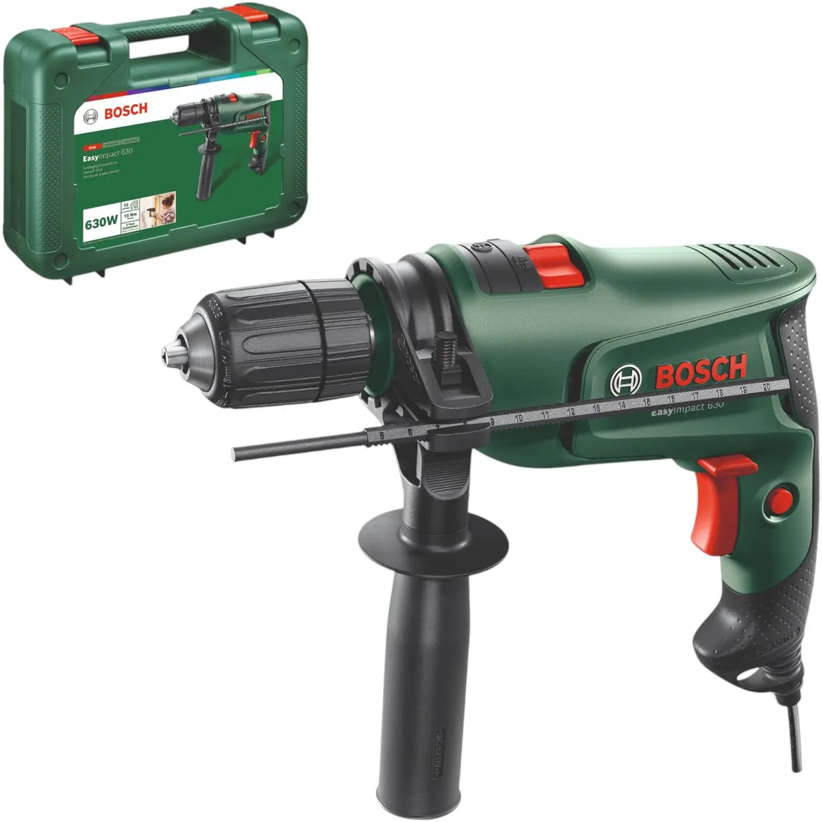 Bosch EasyImpact 630 klopboormachine 630 Watt 15 Nm + koffer ( 0603133100 )
