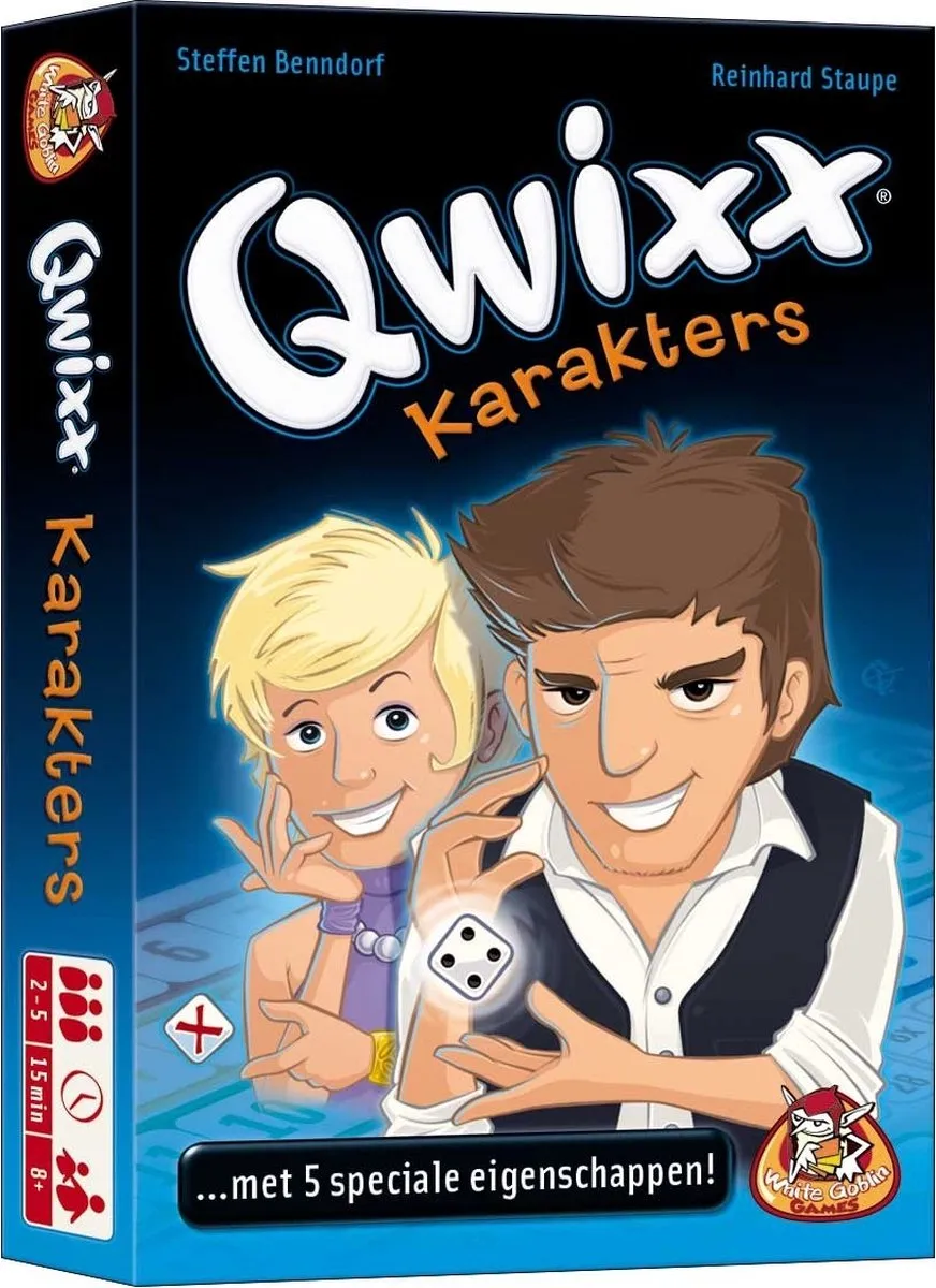 White Goblin Games Qwixx Karakters Uitbreiding - 1 Stuk