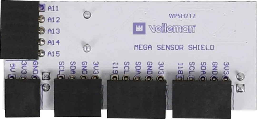 Whadda WPSH212 Sensor-shield Arduino - 26,2 x 13,4mm - Grijs