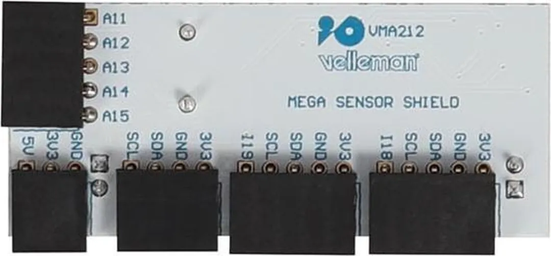Whadda WPSH212 Sensor-shield Arduino - 26,2 x 13,4mm - Grijs