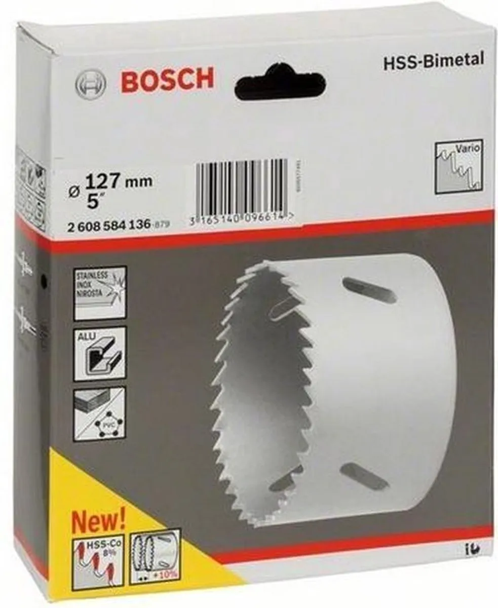 Bosch HSS-Bimetaal Gatzaag 127mm - Metaal