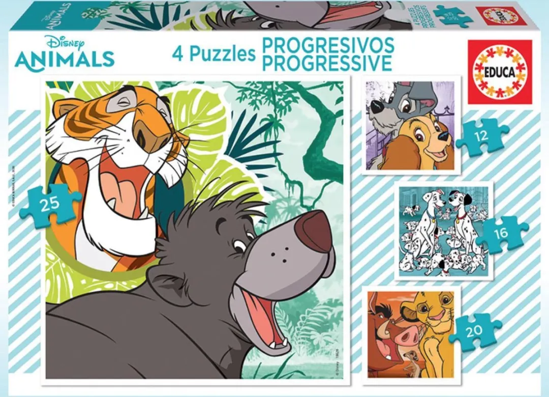 Educa Disney Animals Puzzels