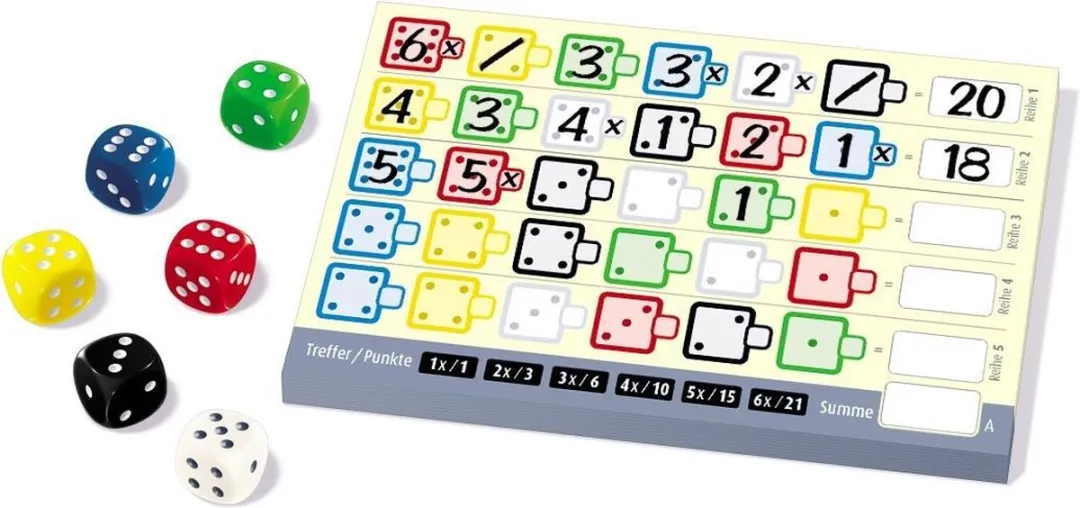 White Goblin Games Twenty One Dobbelspel - 2 tot 6 spelers - WGG1710