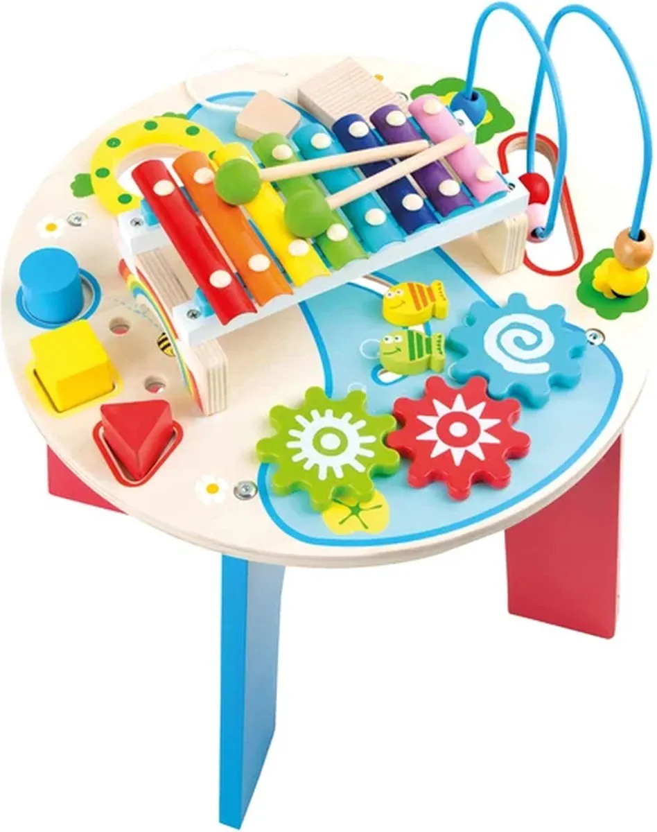 Small Foot Houten Activiteiten & Muziektafel 2in1 Multicolor