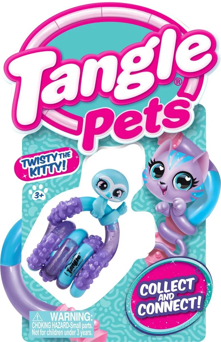 Tangle Jr. Pets Snap the Sloth Fidget Toy
