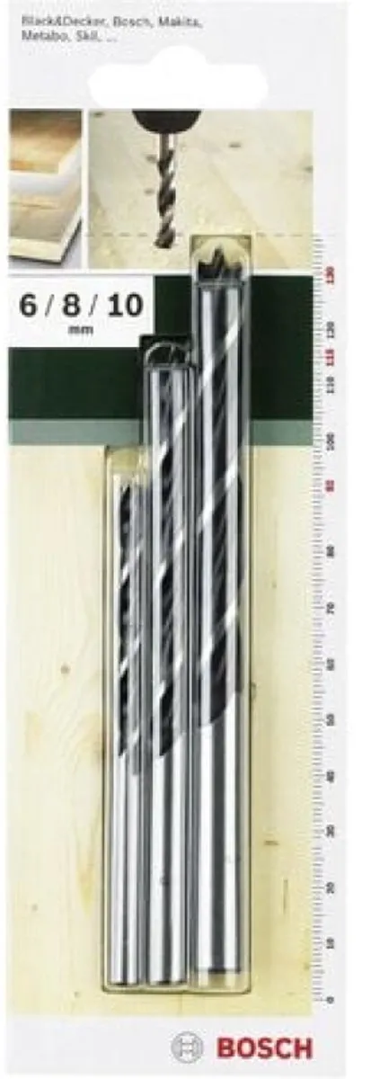 Bosch Houtboren Set 6/8/10mm