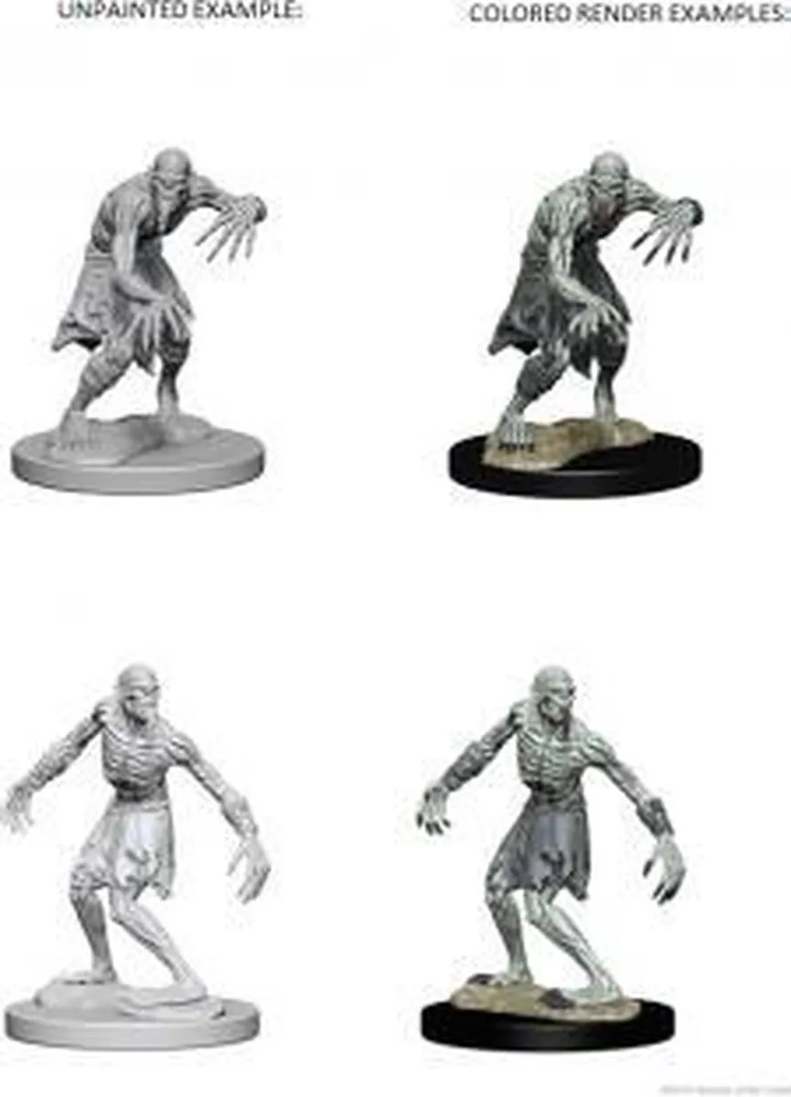 Wizkids D&D Nolzur's Marvelous Miniatures Ghouls - 2 Stuks - Multi