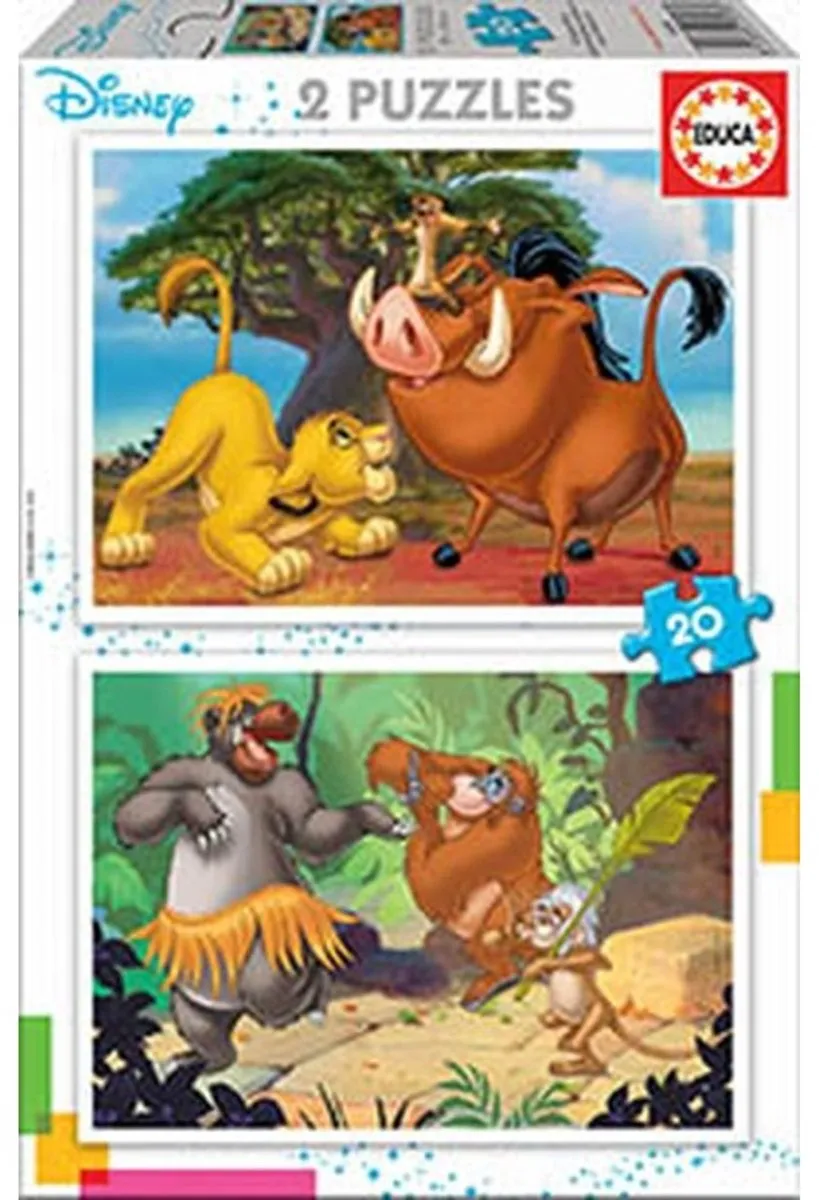 Educa Disney Leeuwenkoning & Jungleboek 18103 Puzzels