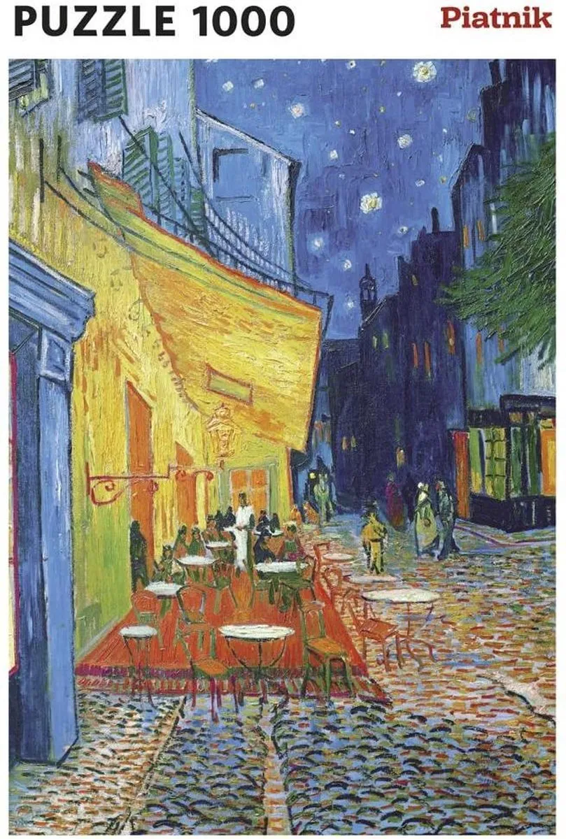 Piatnik Vincent van Gogh Caféterras bij Nacht Puzzel 1000 Stuks