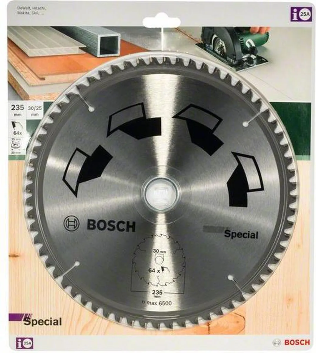 Bosch Professional Cirkelzaagblad Special 235mm - 64 Tanden