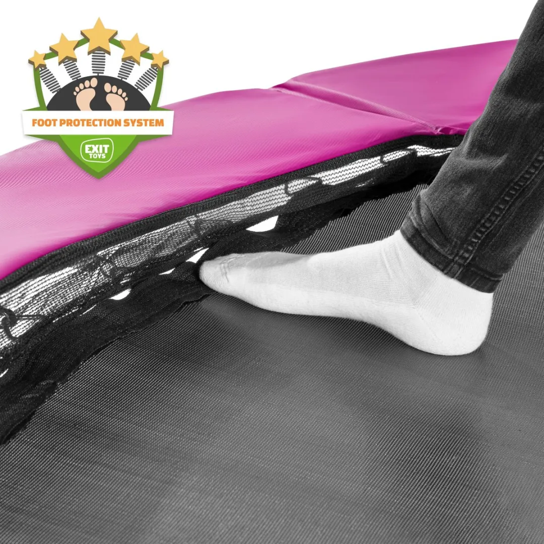 EXIT Silhouette Inground Trampoline 305cm - Roze