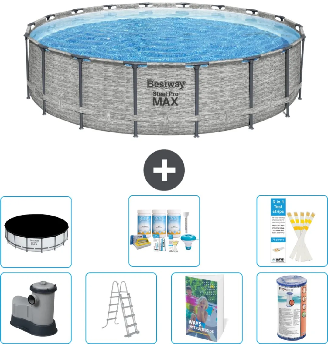 Bestway Steel Pro MAX Zwembad 549cm