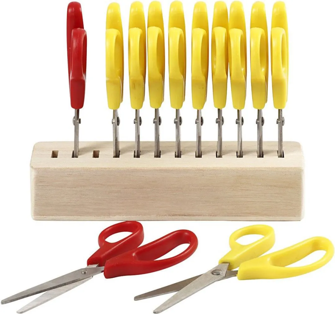 Creativ Company Kinderscharen 12,5cm - 12-delig - Multicolor