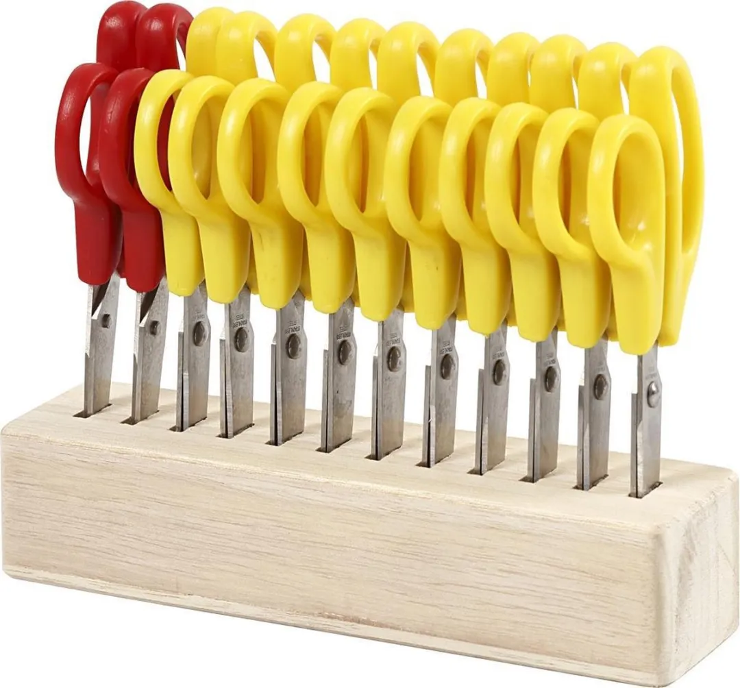 Creativ Company Kinderscharen 12,5cm - 12-delig - Multicolor