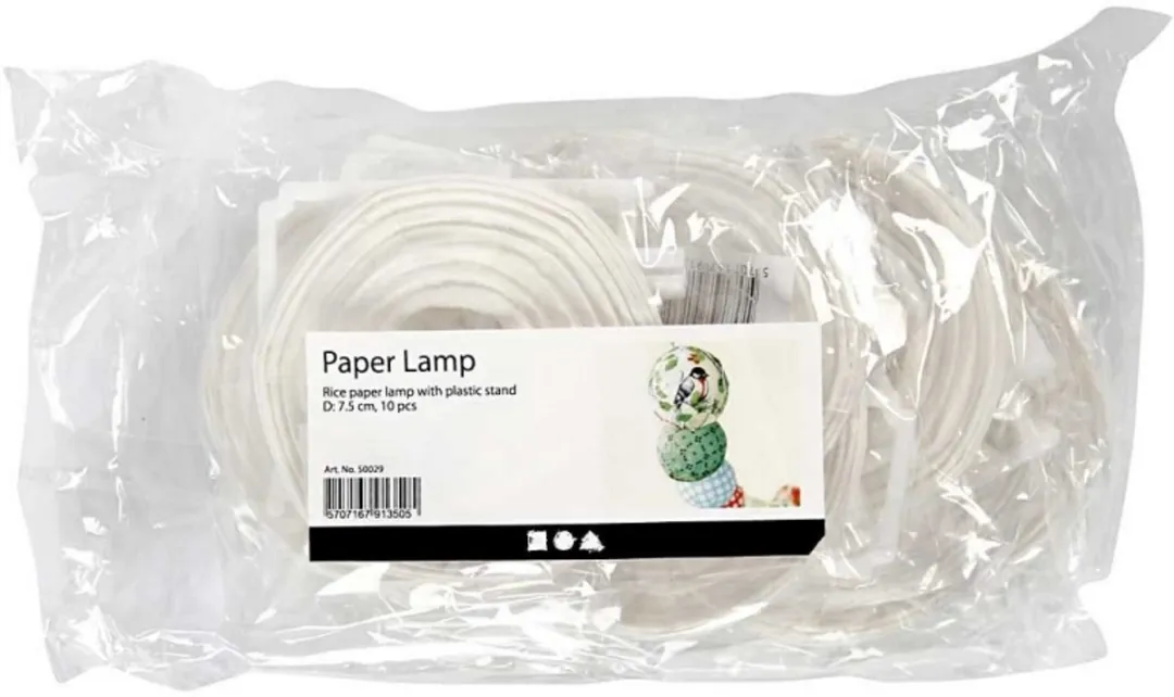Creativ Company Papieren Lampjes Ø7,5cm - 10 Stuks