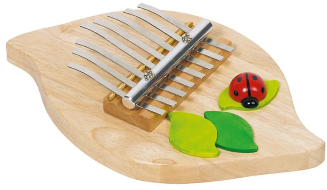 Goki Ladybird Thumb Piano - Bruin