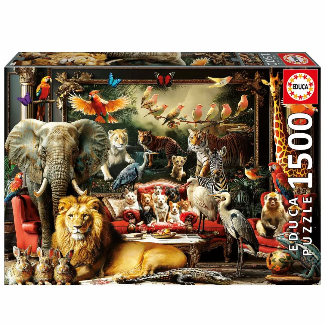 Educa Dierenhuis Puzzel 1500 Stuks Multicolor