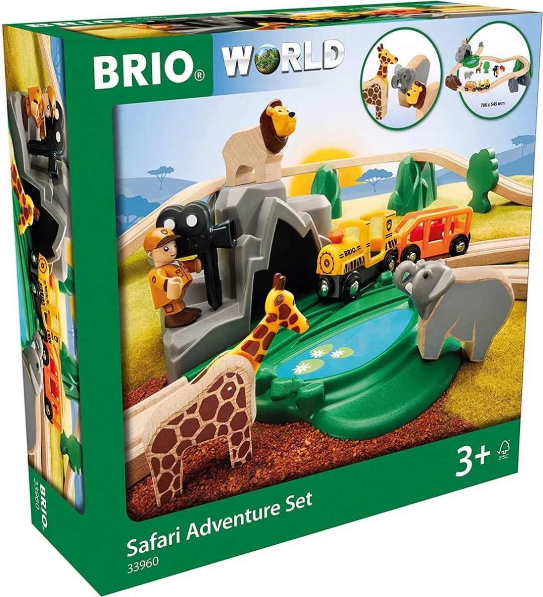 BRIO Safariset 33960 - 26 Stukken - Multicolor