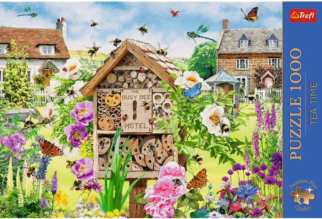 Trefl Tea Time A Home for Bees Legpuzzel 1000 Stuks - Multicolor