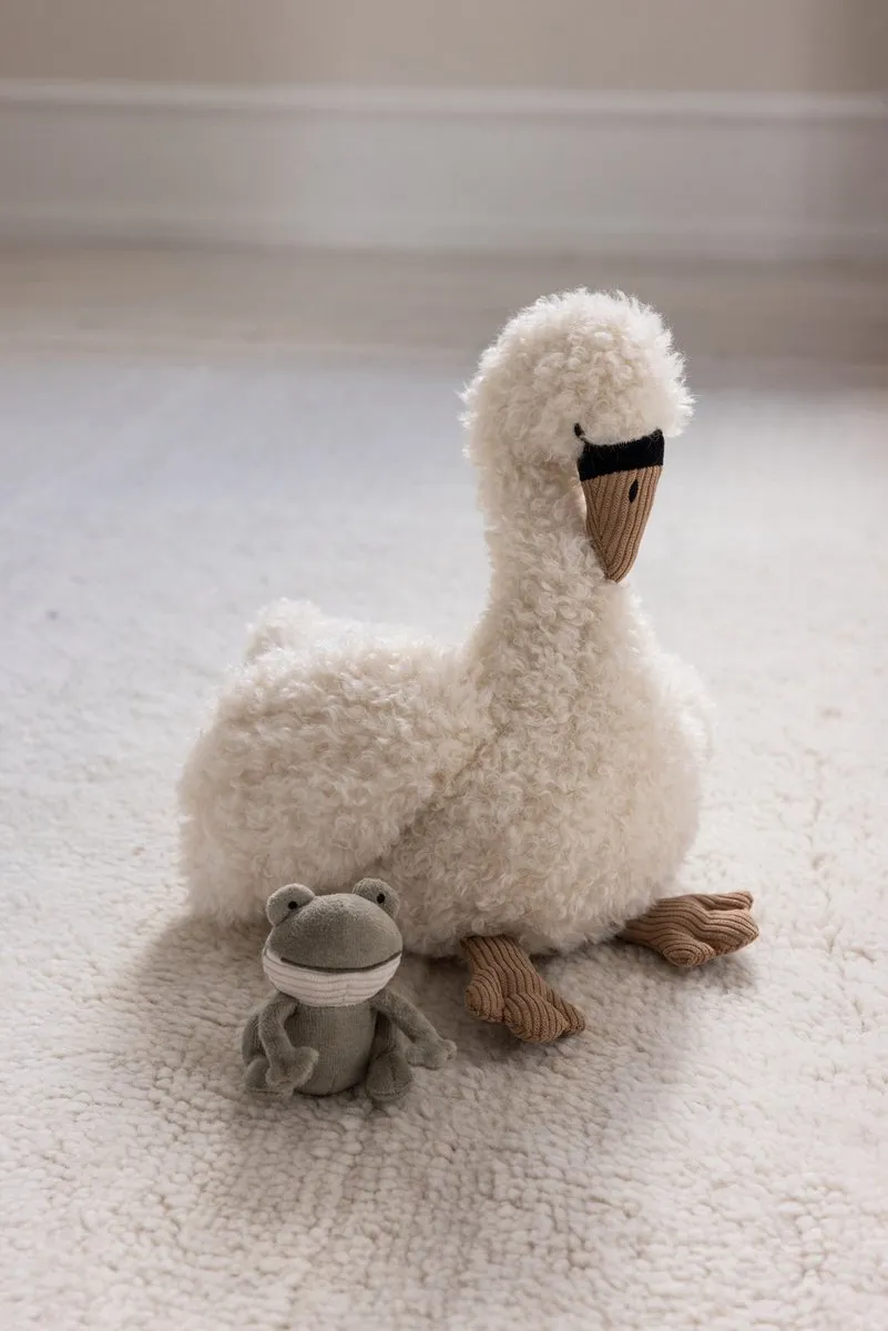 Sebra Activity Speeltje Knuffel Zwaan met Kikker - Print