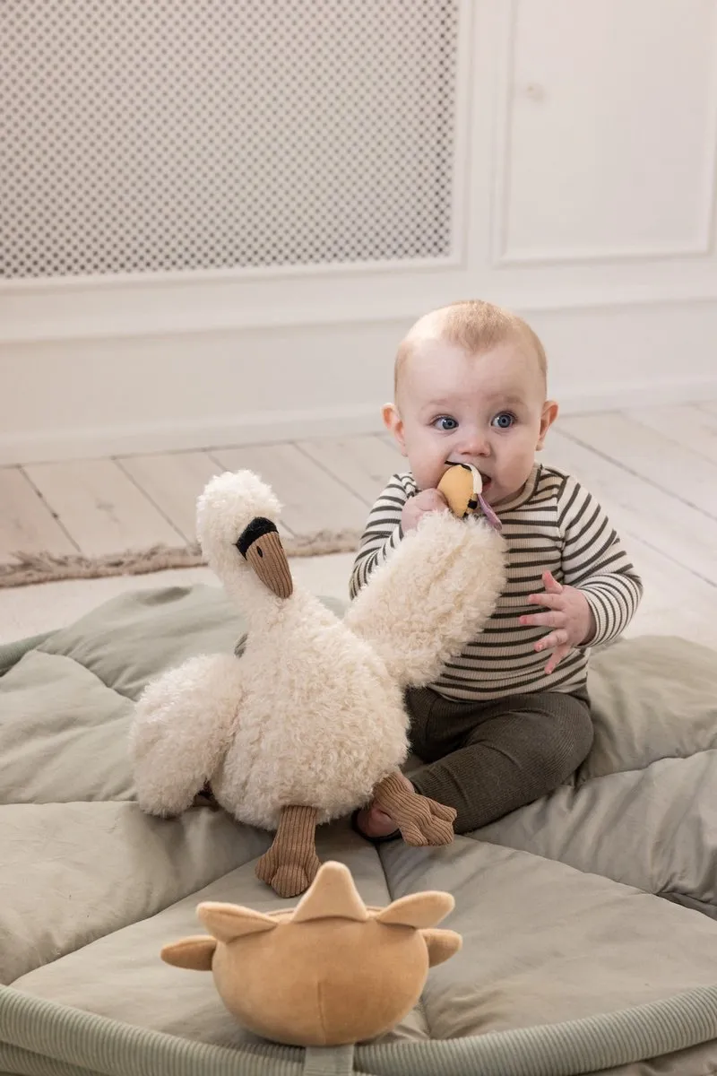 Sebra Activity Speeltje Knuffel Zwaan met Kikker - Print