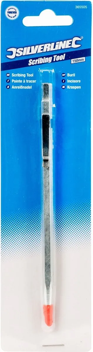 Silverline Kraspen hardmetalen punt 150mm - Chroom