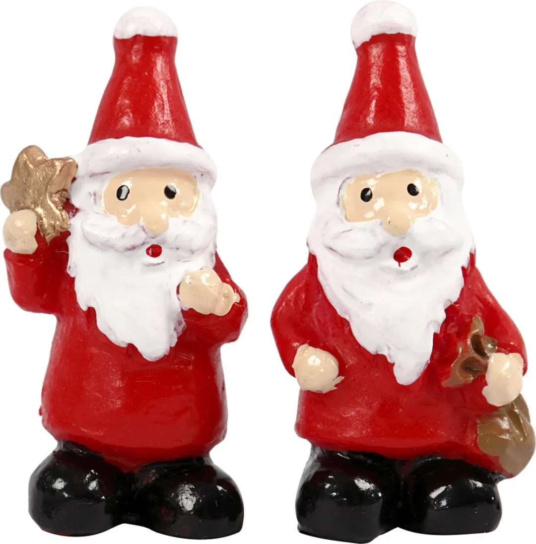 Creativ Company Kerstman Miniatuurfiguren 35x17mm