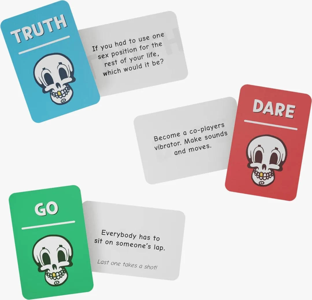 MadWish Pro 3911 Truth or Dare Kaarten - 250 Stuks - Incl. Shotglaasje