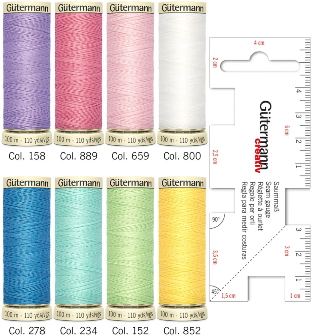 Gutermann Creativ Naaiset met Zoommaatje - 9 Stuks
