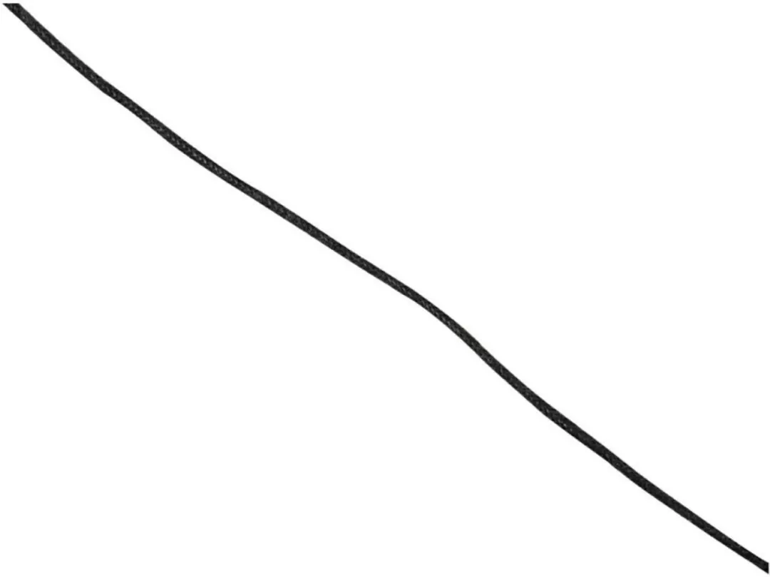 Creativ Company Katoenkoord 2mm - Zwart 100m