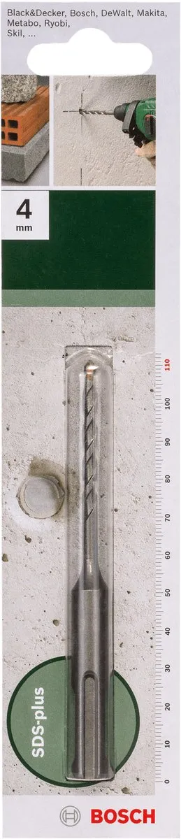 Bosch Hamerboor SDS-plus S2 4x50x110mm
