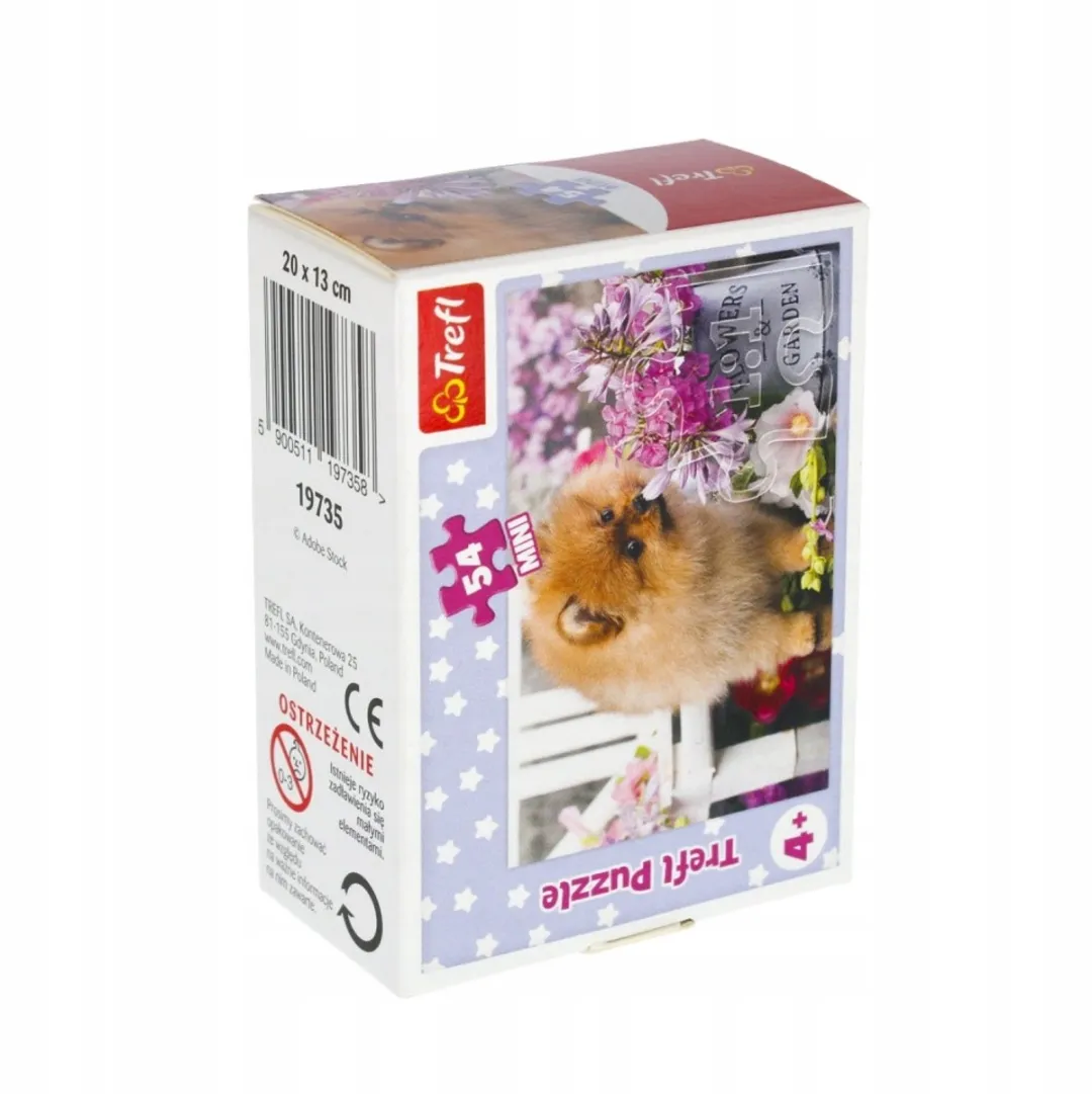 Trefl Minipuzzel 54 Stuks - Schattige Huisdierenhond