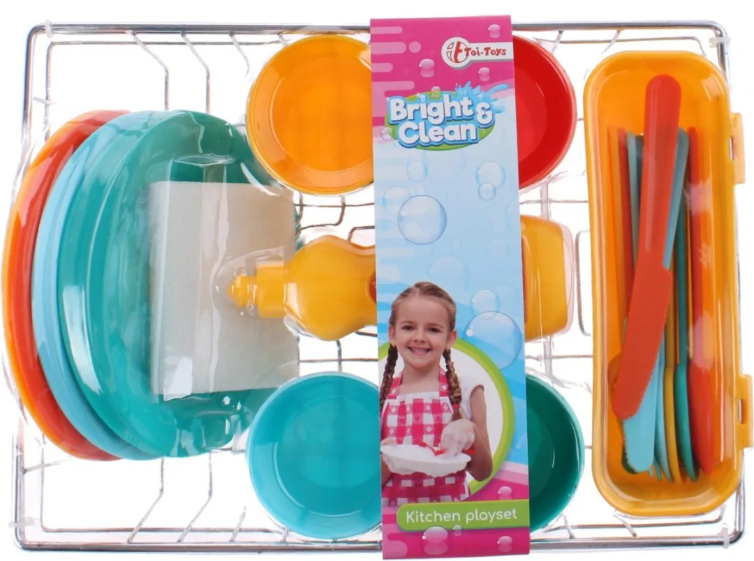 Toi-Toys Afwas Speelset 23-delig - Multicolor