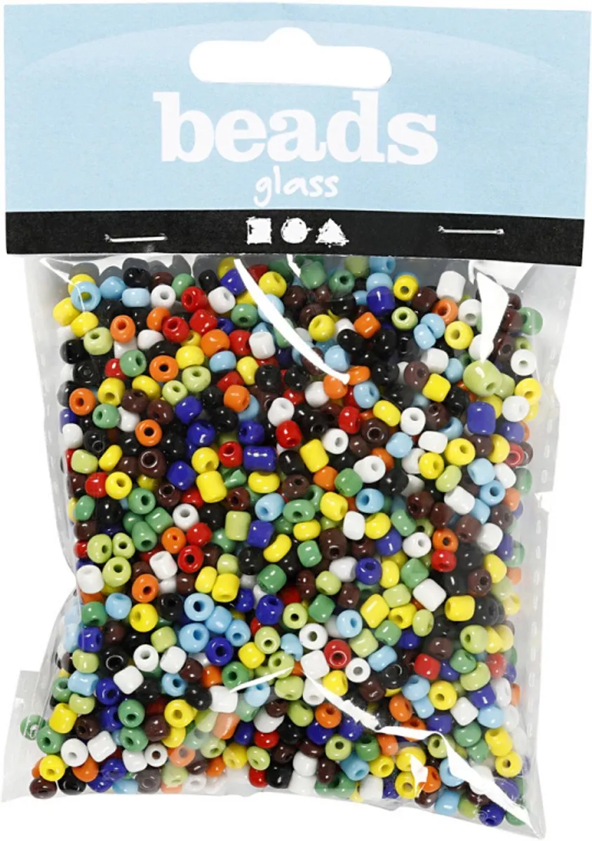 Creativ Company Rocaille Mix 5mm - Multicolor - 10 Kleuren