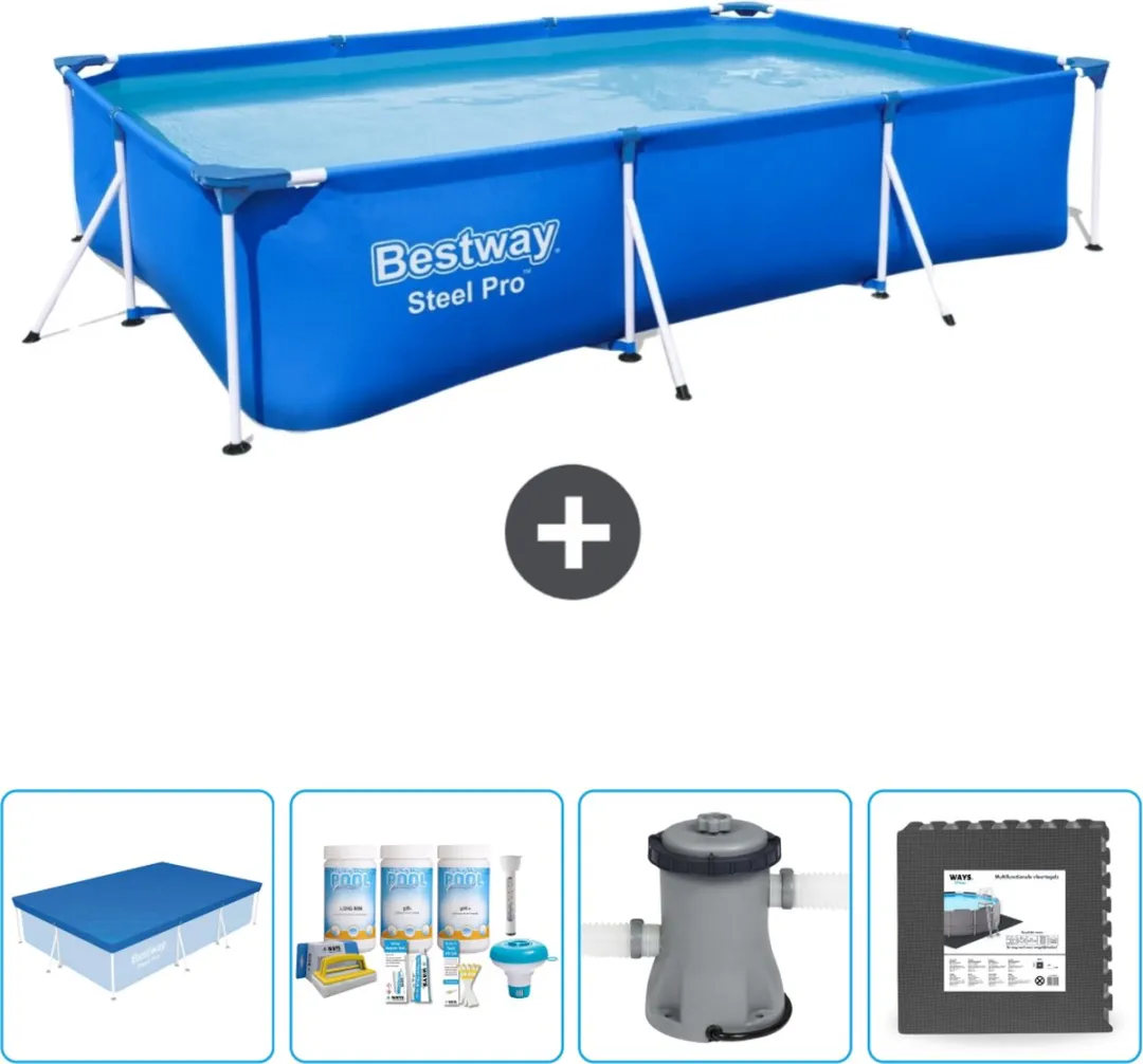 Bestway Steel Pro Zwembad 300x201x66cm