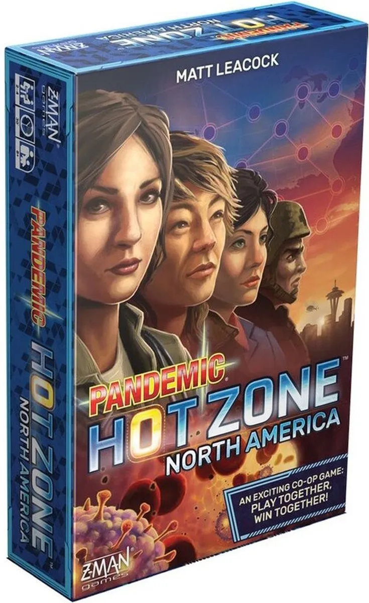 Z-Man Games Pandemic Hot Zone North America - 2-4 Spelers