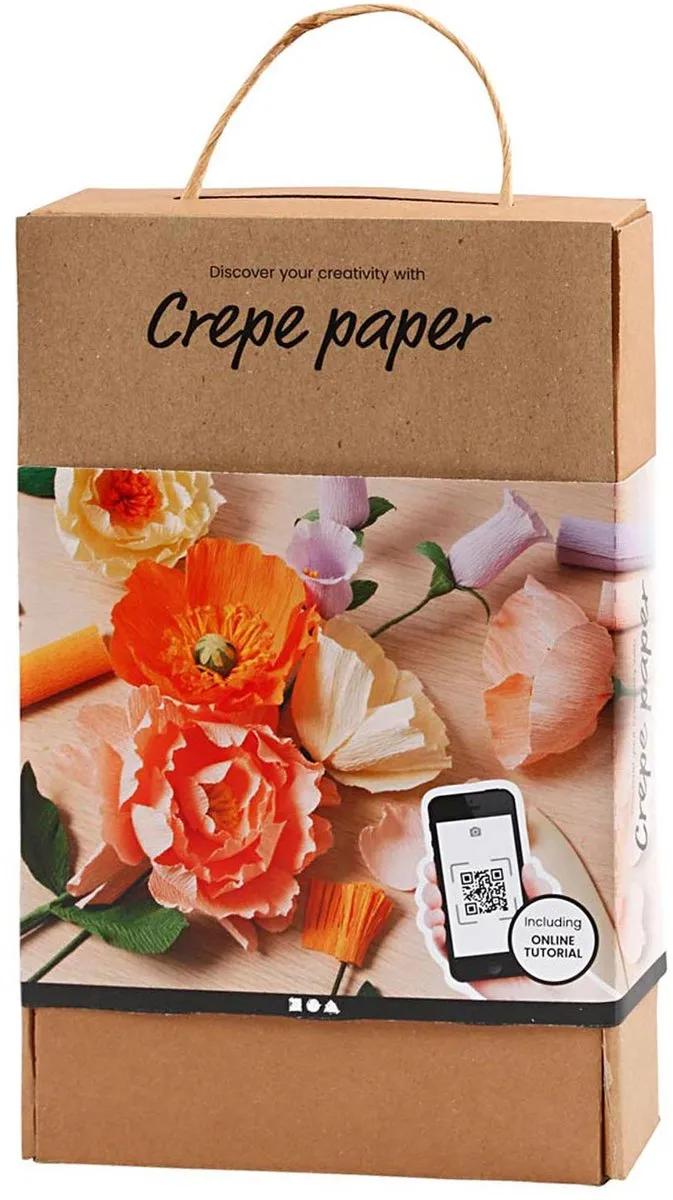 Creativ Company Startersset Crêpepapier Bloemen Maken