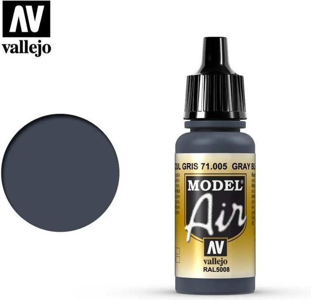 Vallejo Model Air Grey Blue Acrylverf 17ml