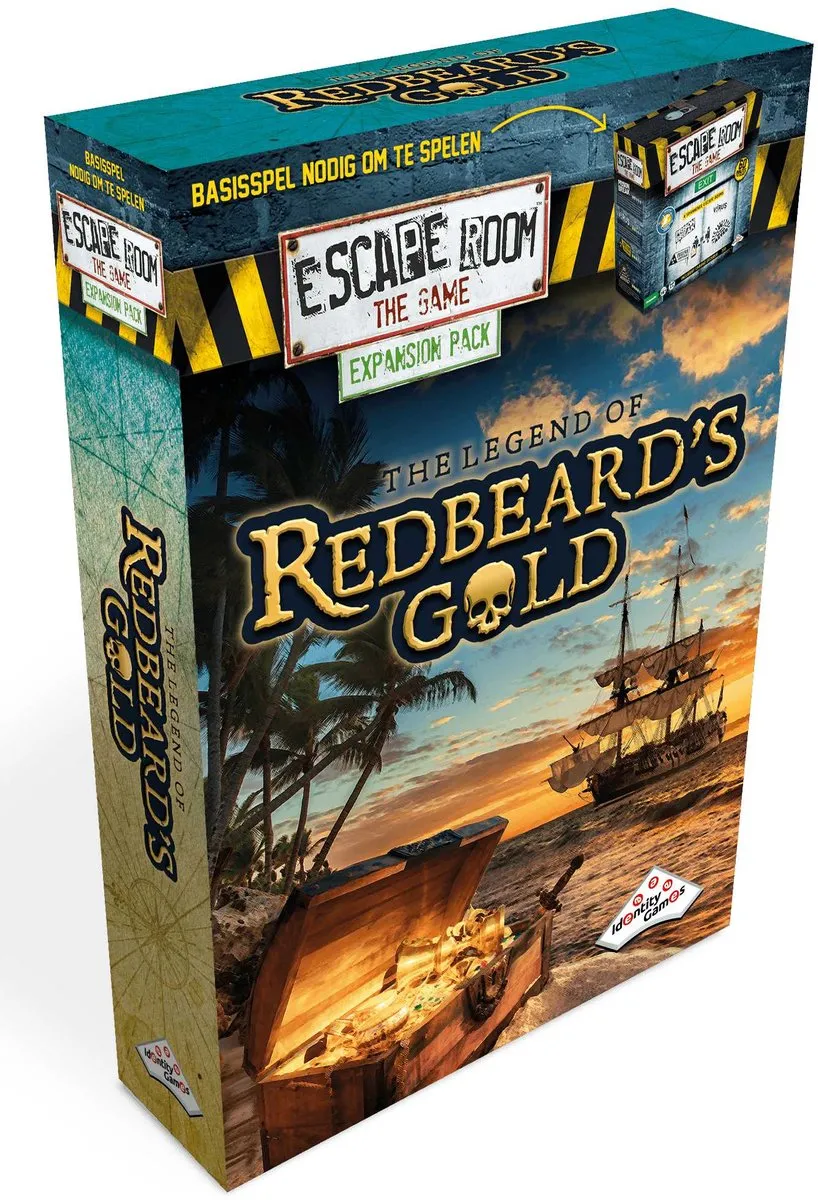 Identity Games Escape Room The Game The Legend of Redbeard's Gold Uitbreiding - 09172