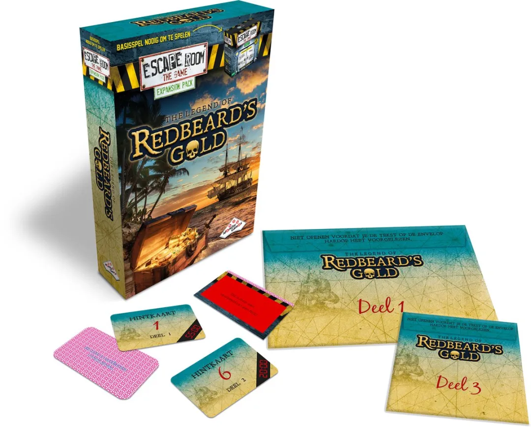 Identity Games Escape Room The Game The Legend of Redbeard's Gold Uitbreiding - 09172