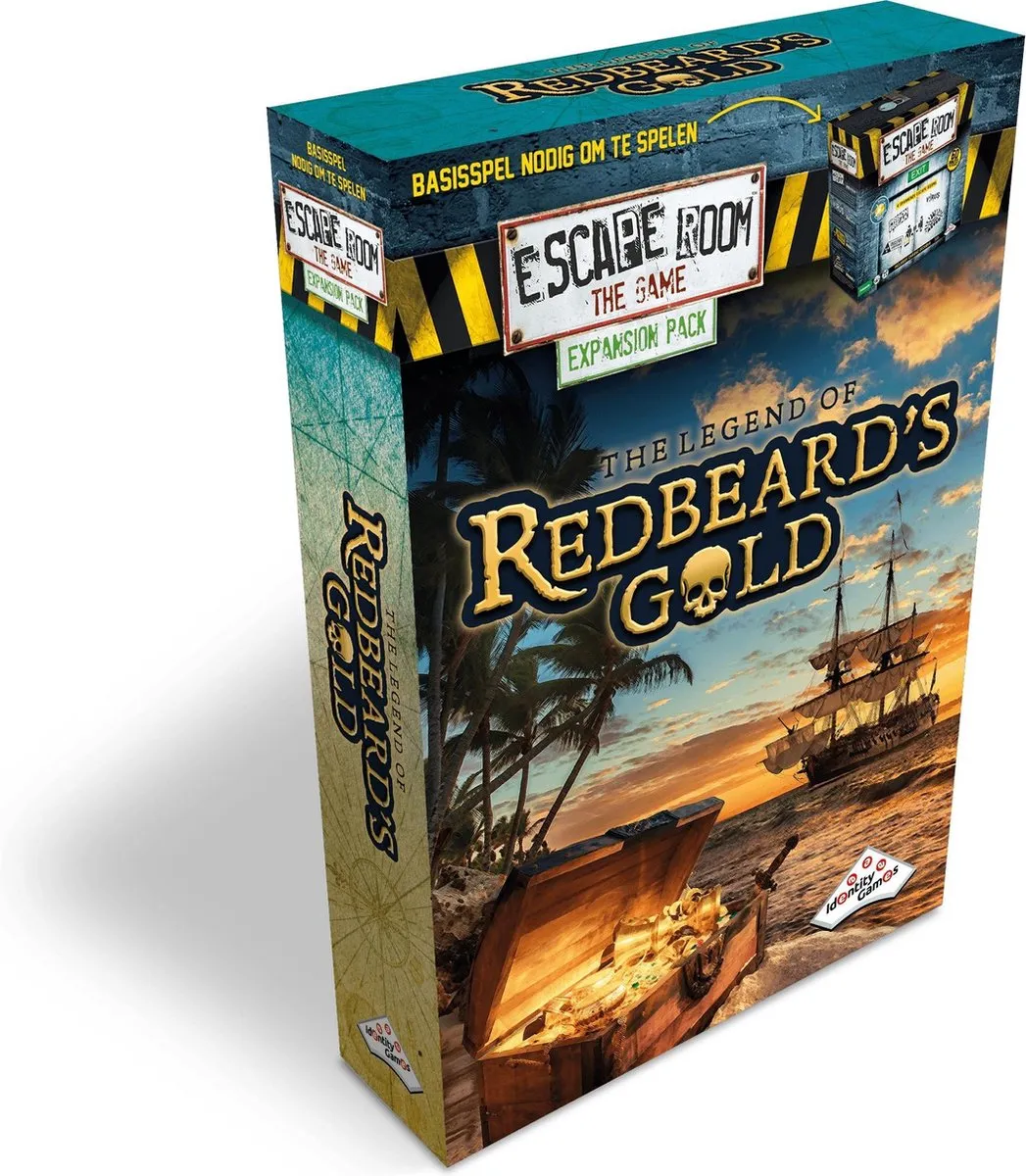 Identity Games Escape Room The Game The Legend of Redbeard's Gold Uitbreiding