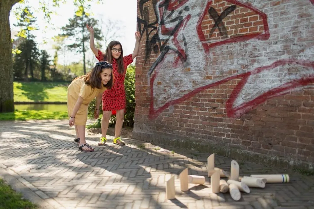 BS Toys Kubb Spel GA128 - Houten Buitenspeelgoed