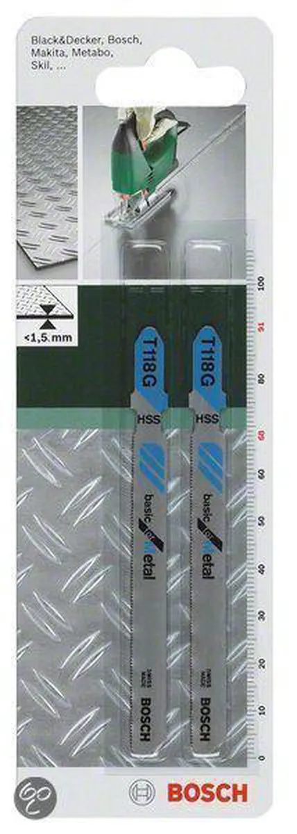 Bosch T 118 G Basic Decoupeerzaagblad Metaal
