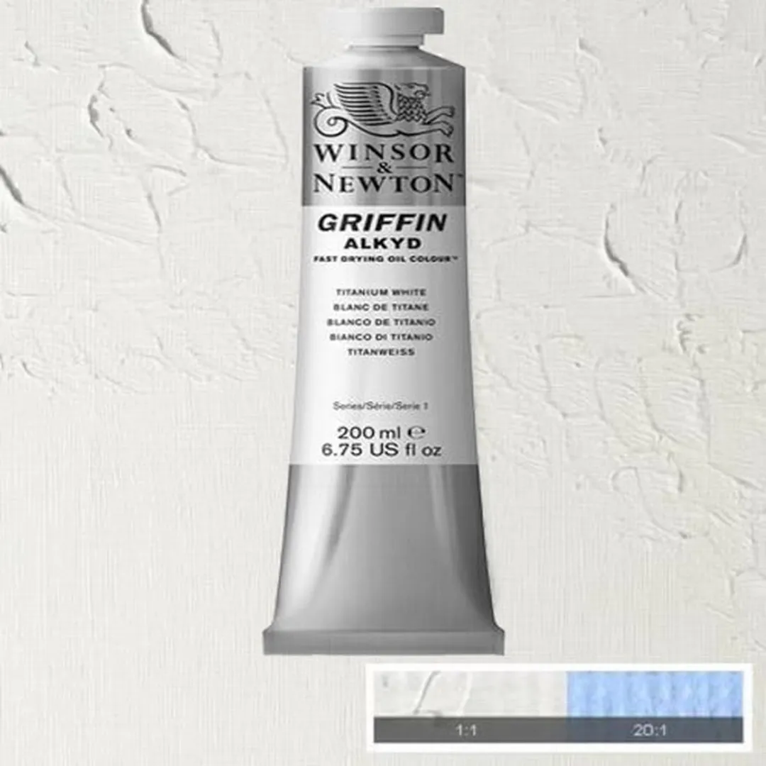 Winsor & Newton Griffin Alkyd Olieverf Titanium White 644