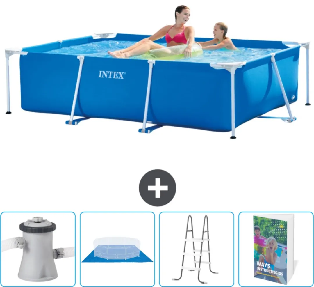 Intex Frame Zwembad 220x150x60cm Blauw
