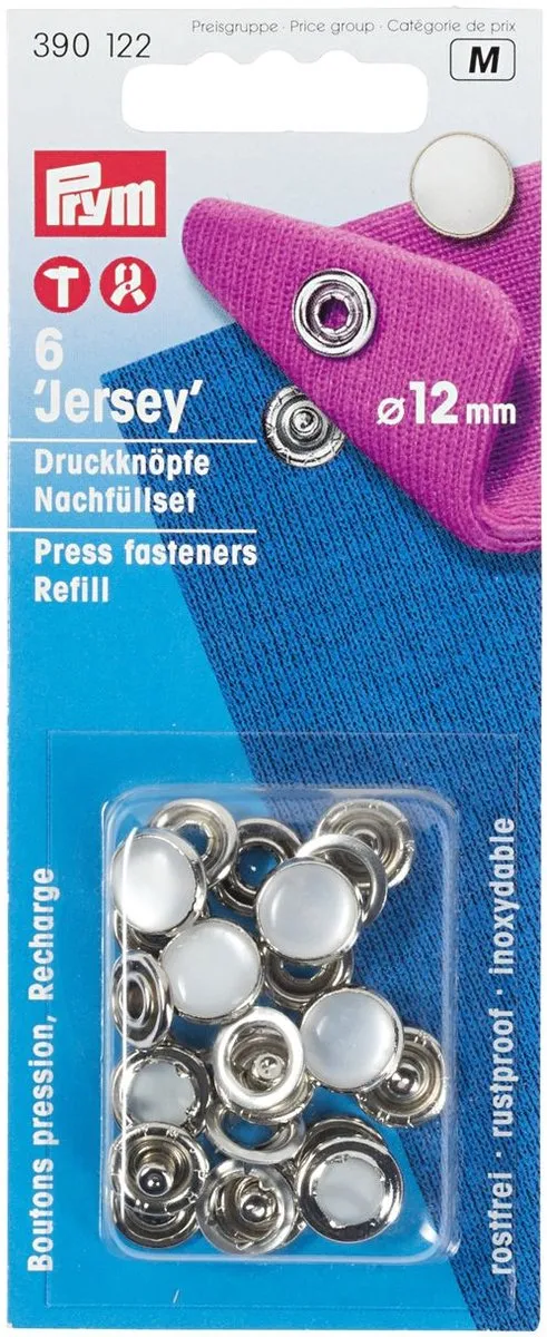 Prym Navulling Parels 12mm - 6 Stuks