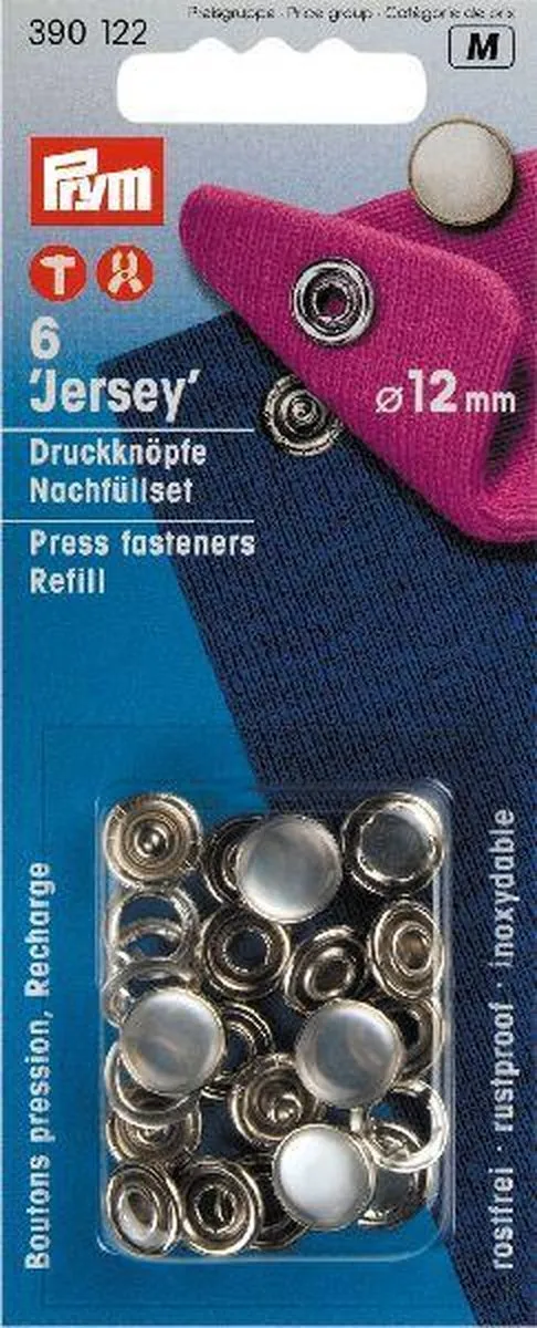 Prym Navulling Parels 12mm - 6 Stuks
