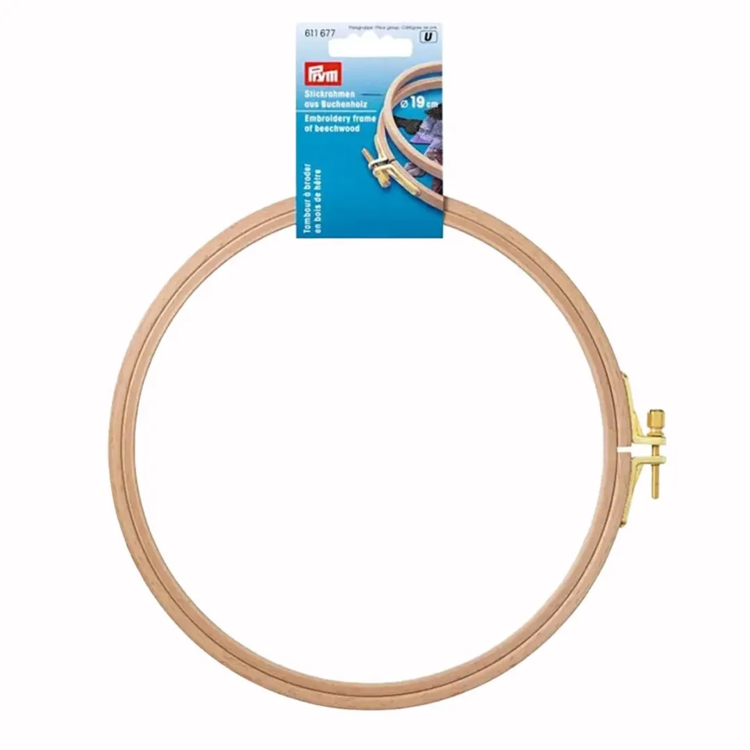 Prym Borduurring 19cm - Hout - afbeelding 6 van 6