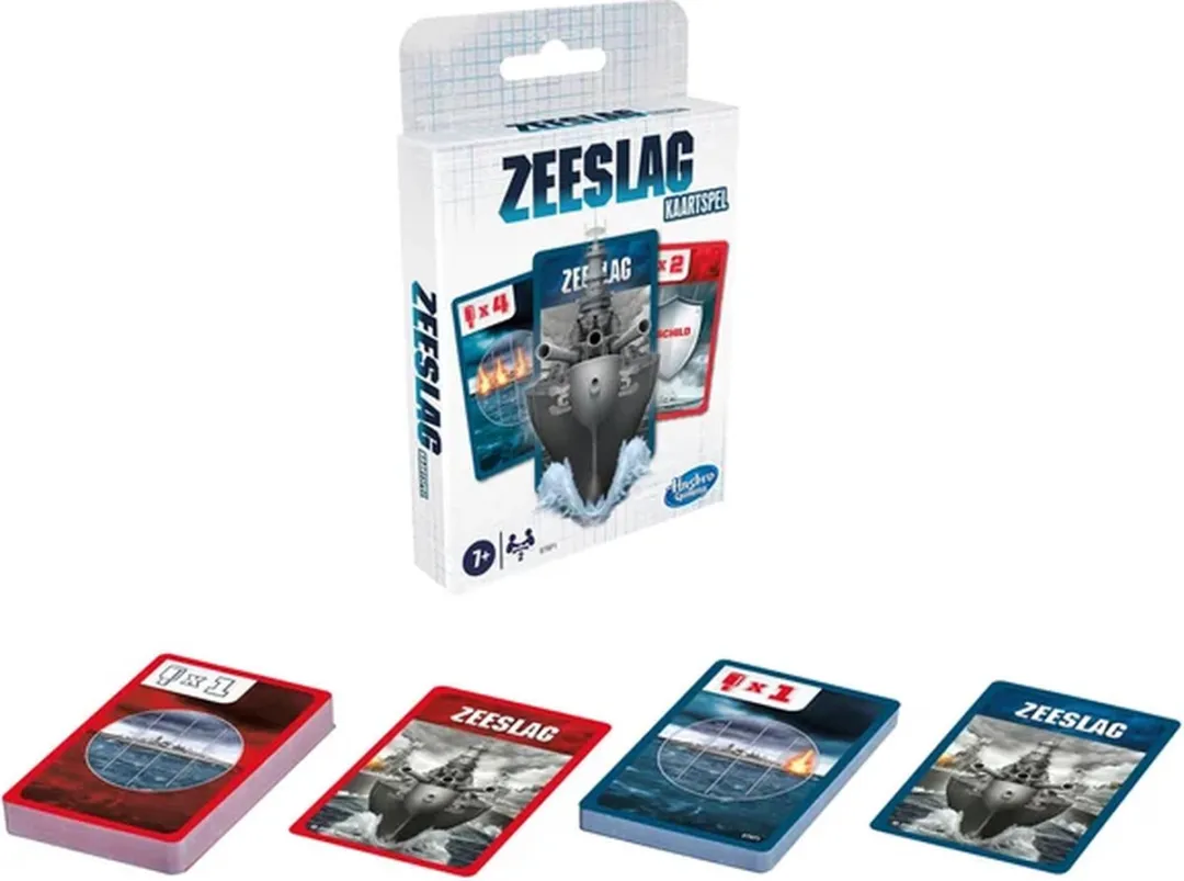 Hasbro Gaming Zeeslag Kaartspel 656545 - 80 Kaarten