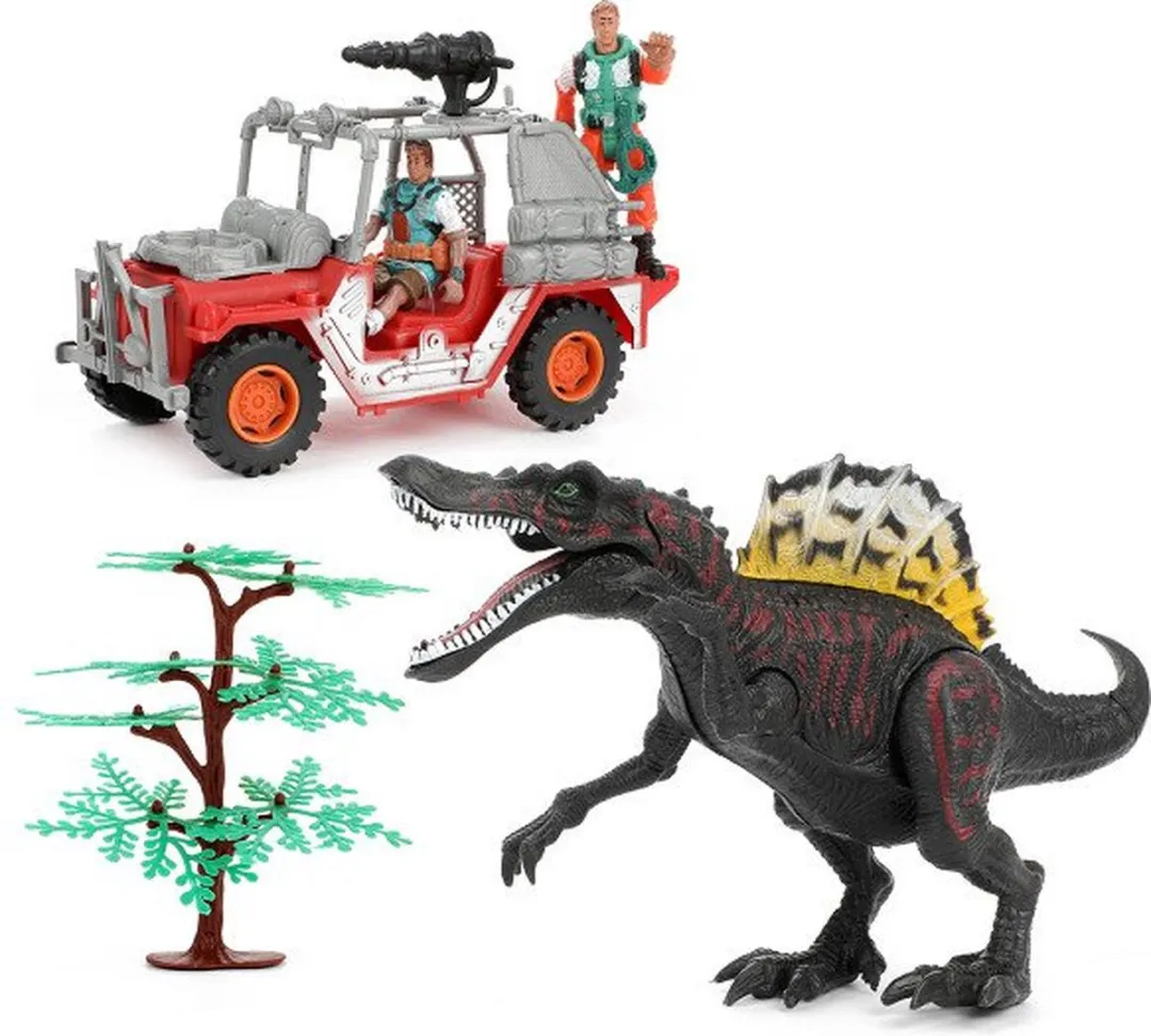 Toi-Toys World of Dinosaurs Speelset Jeep met Dino - Kleurenmix